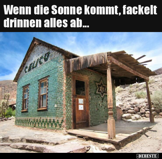 Wenn die Sonne kommt, fackelt drinnen alles ab... - Lustige Bilder | DEBESTE.de