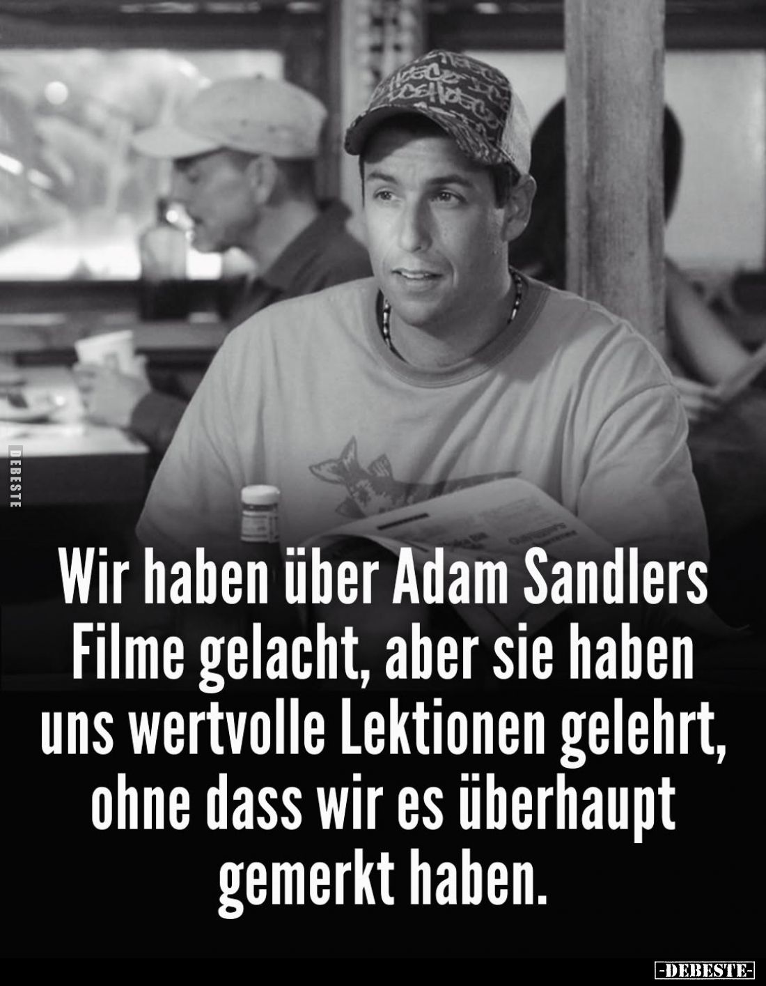 Wir haben über Adam Sandlers Filme gelacht, aber sie haben uns wertvolle Lektionen gelehrt, ohne dass wir es überhaupt gemerk...