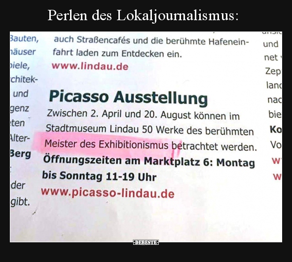 Perlen des Lokaljournalismus.. - Lustige Bilder | DEBESTE.de