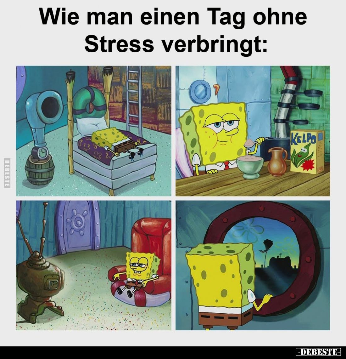 Wie man einen Tag ohne Stress verbringt.