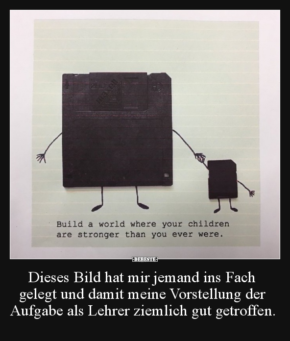 Dieses Bild hat mir jemand ins Fach gelegt und damit meine.. - Lustige Bilder | DEBESTE.de