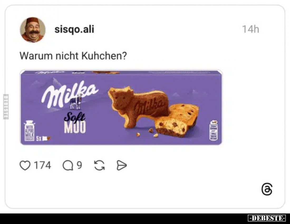 Warum nicht Kuhchen?