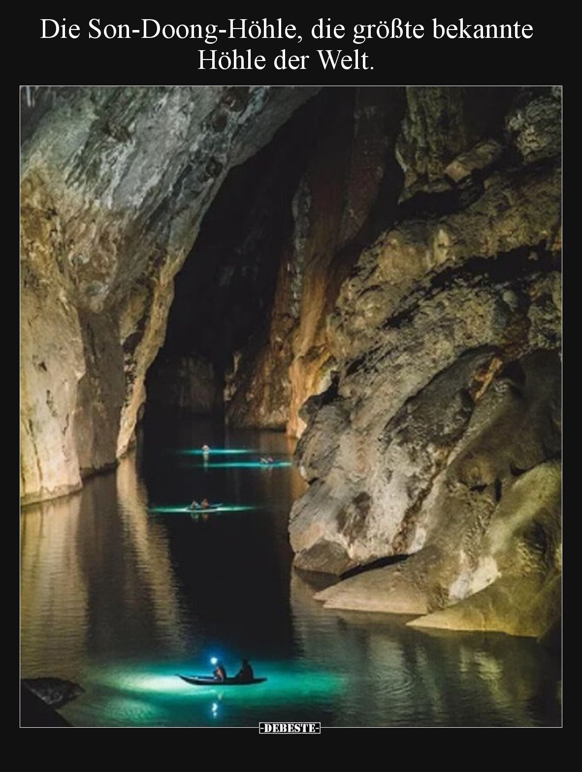Die Son-Doong-Höhle, die größte bekannte Höhle der Welt.