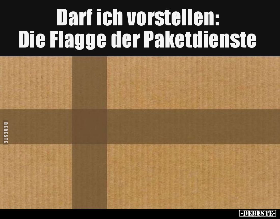 Darf ich vorstellen: Die Flagge der Paketdienste