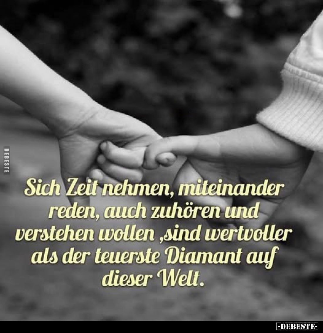 Sich Zeit nehmen, miteinander reden, auch zuhören und.. - Lustige Bilder | DEBESTE.de