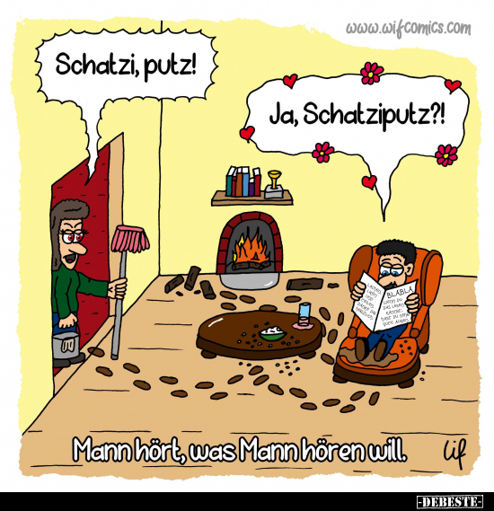 Schatzi, Putz, Mann