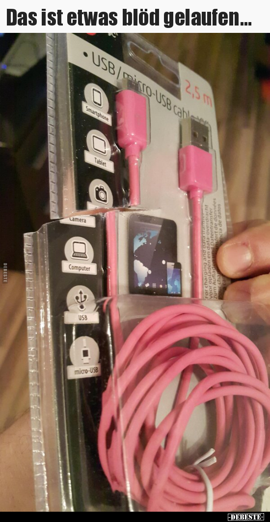 Das ist etwas blöd gelaufen...