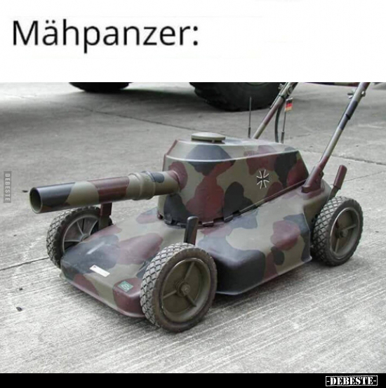 Mähpanzer.. - Lustige Bilder | DEBESTE.de