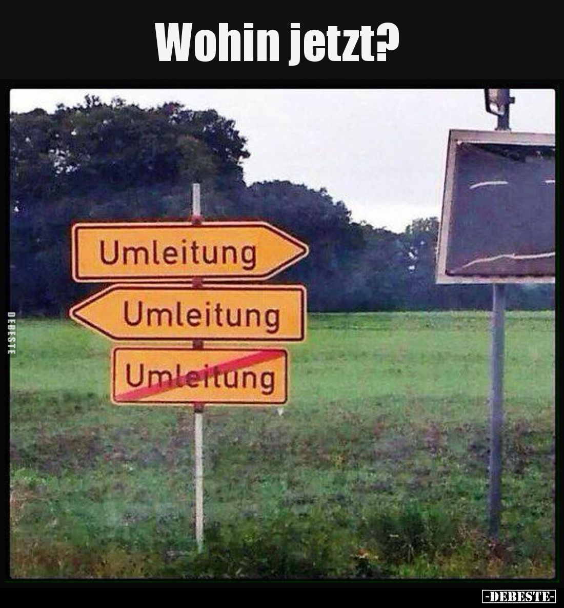 Wohin jetzt?