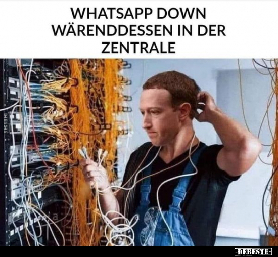 Whatsapp Down. Währenddessen in der Zentrale... - Lustige Bilder | DEBESTE.de
