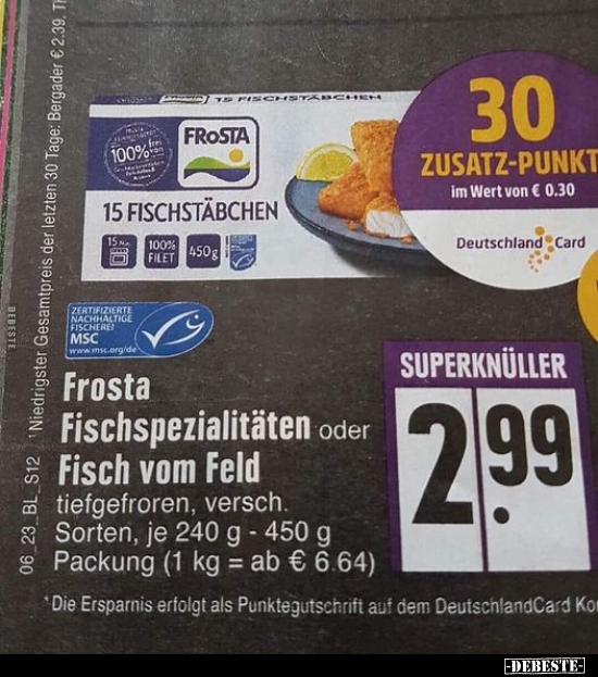 Fisch vom Feld... - Lustige Bilder | DEBESTE.de