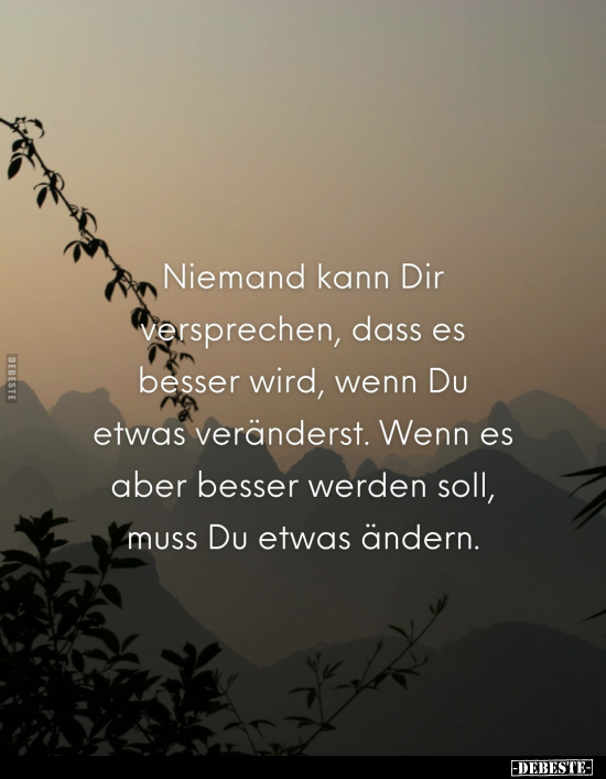 Niemand kann Dir versprechen.. - Lustige Bilder | DEBESTE.de