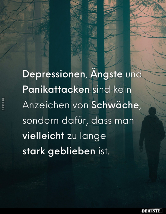 Depressionen, Angste und Panikattacken.. - Lustige Bilder | DEBESTE.de