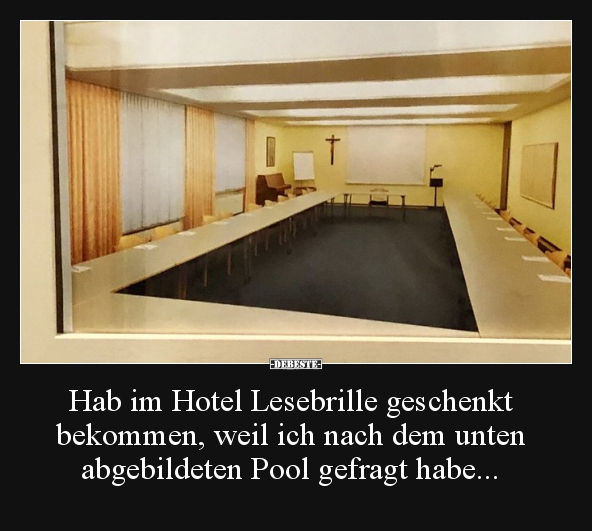 Hab im Hotel Lesebrille geschenkt bekommen, weil ich nach.. - Lustige Bilder | DEBESTE.de