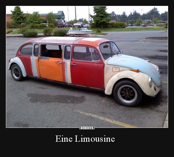 Eine Limousine..
