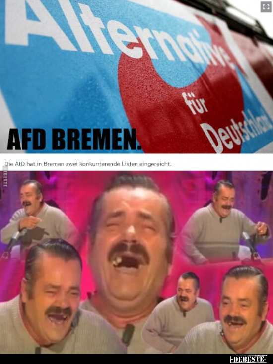 Die AfD hat in Bremen zwei konkurrierende Listen.. - Lustige Bilder | DEBESTE.de