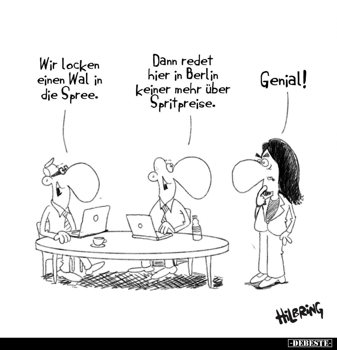 Wir locken einen Wal in die Spree... - Lustige Bilder | DEBESTE.de