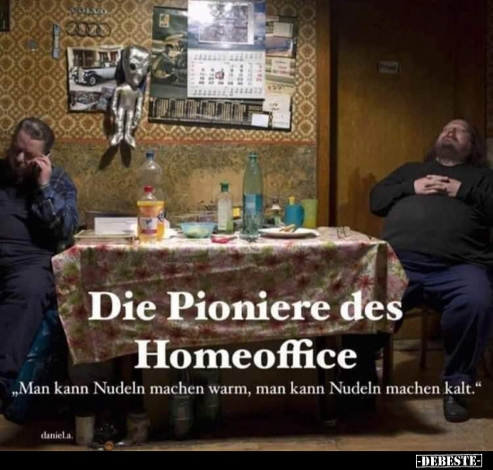 Die Pioniere des Homeoffice.. - Lustige Bilder | DEBESTE.de