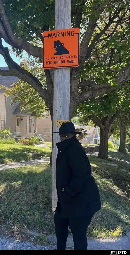 WARNING -
THIS AREA PROTECTED BY NEIGHBORHOOD WATCH