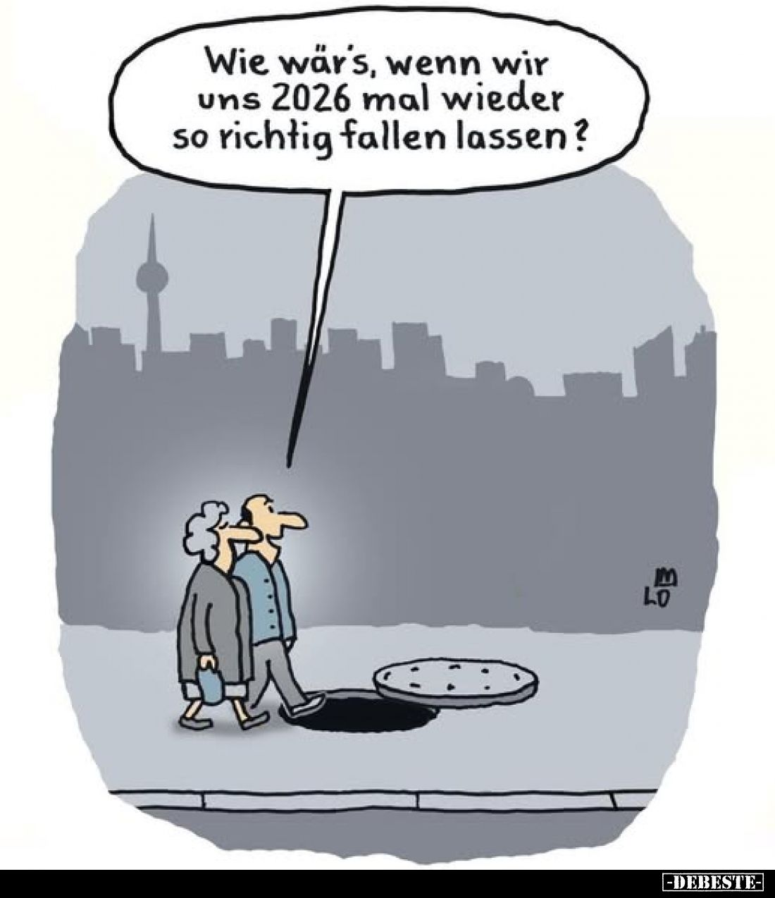 Wie wär's, wenn wir uns 2026 mal wieder so richtig fallen lassen?