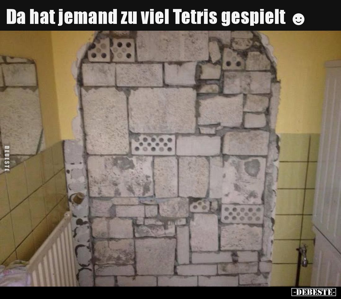 Da hat jemand zu viel Tetris gespielt.