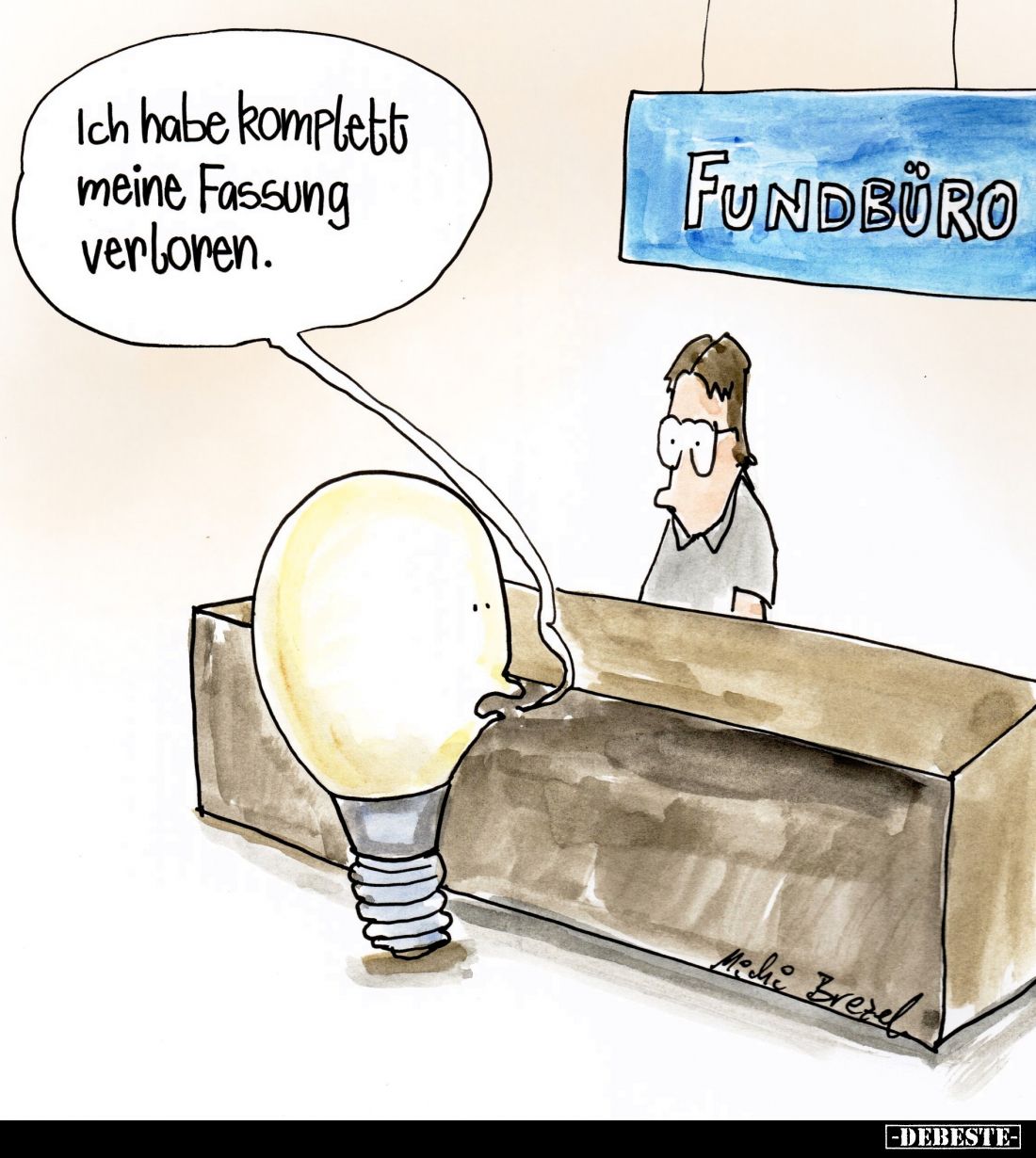 Ich habe komplett meine Fassung verloren.