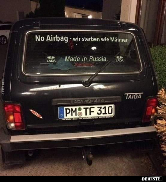 No Airbag - wir sterben wie Männer.. - Lustige Bilder | DEBESTE.de