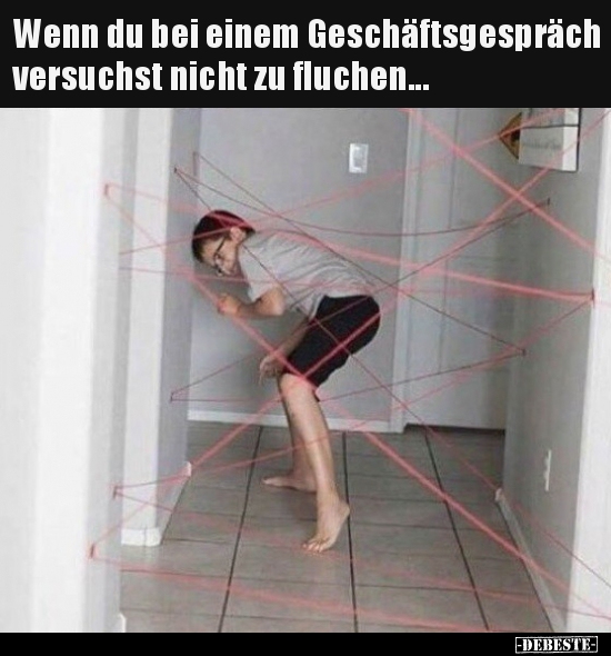 Wenn du bei einem Geschäftsgespräch versuchst nicht zu.. - Lustige Bilder | DEBESTE.de