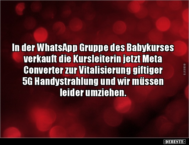 In der WhatsApp Gruppe des Babykurses verkauft die.. - Lustige Bilder | DEBESTE.de