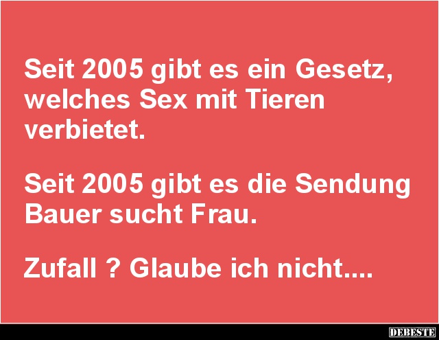 Seit 2005 gibt es ein Gesetz, welches.. - Lustige Bilder | DEBESTE.de