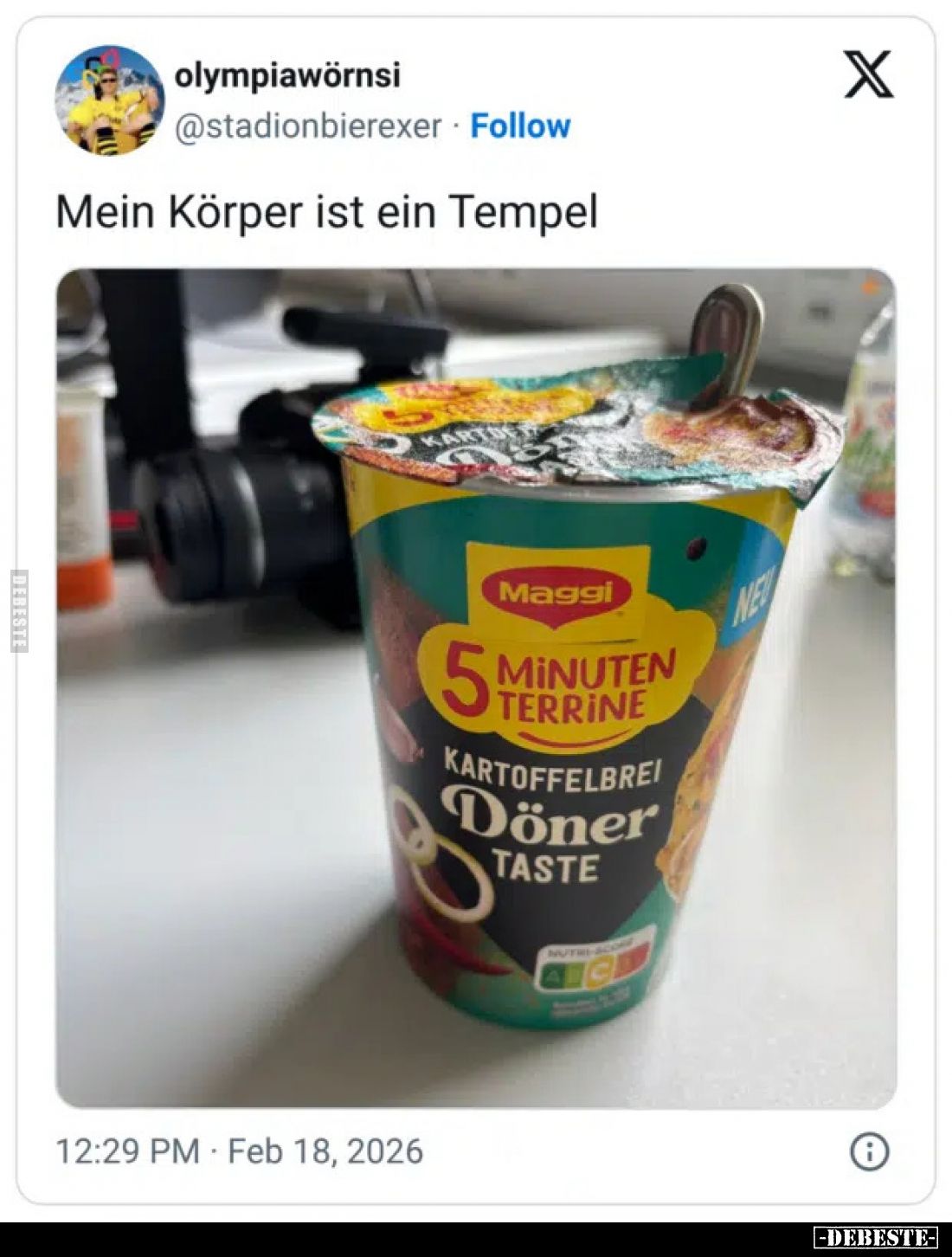 Mein Körper ist ein Tempel
