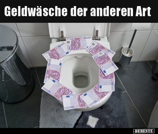 Geldwäsche der anderen Art..