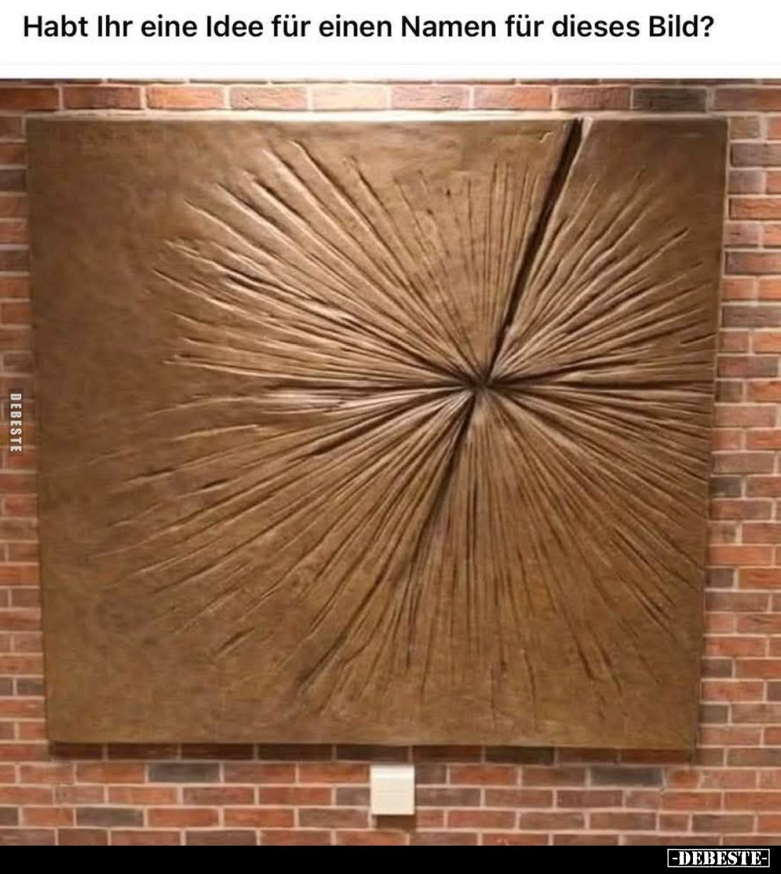 Habt Ihr eine Idee für einen Namen für dieses Bild?