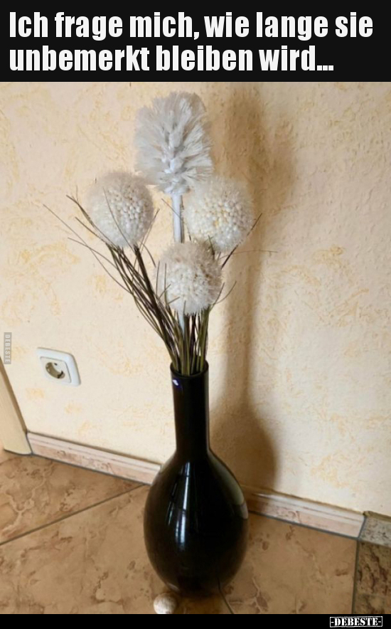 Ich frage mich, wie lange sie unbemerkt bleiben wird