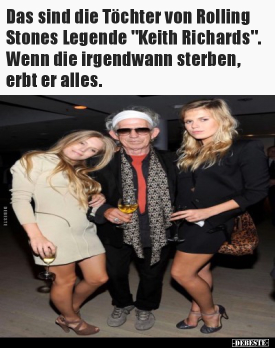 Das sind die Töchter von Rolling Stones Legende "Keith Richards".. - Lustige Bilder | DEBESTE.de