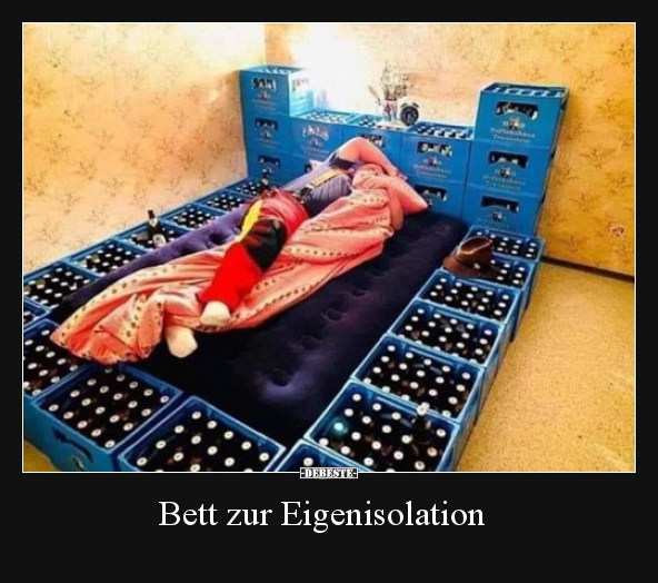Bett zur Eigenisolation.. - Lustige Bilder | DEBESTE.de
