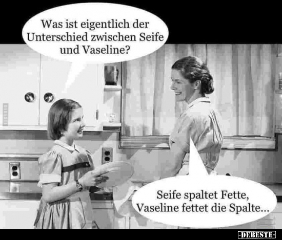 Was ist eigentlich der Unterschied zwischen Seife und.. - Lustige Bilder | DEBESTE.de