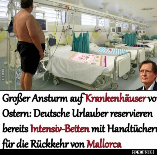 Großer Ansturm auf Krankenhäuser vor Ostern: Deutsche.. - Lustige Bilder | DEBESTE.de