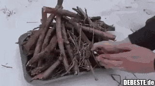 Wie praktisch wenn man kein Feuerzeug hat..