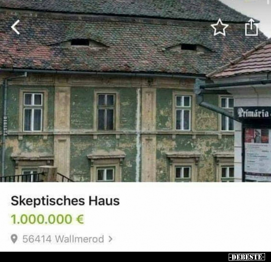 Skeptisches Haus... - Lustige Bilder | DEBESTE.de