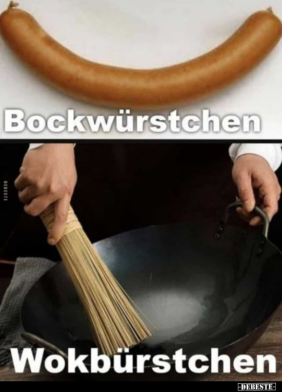 Bockwürstchen/
Wokbürstchen
