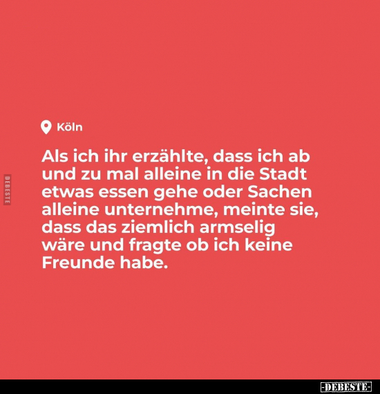 Als ich ihr erzählte, dass ich ab und.. - Lustige Bilder | DEBESTE.de