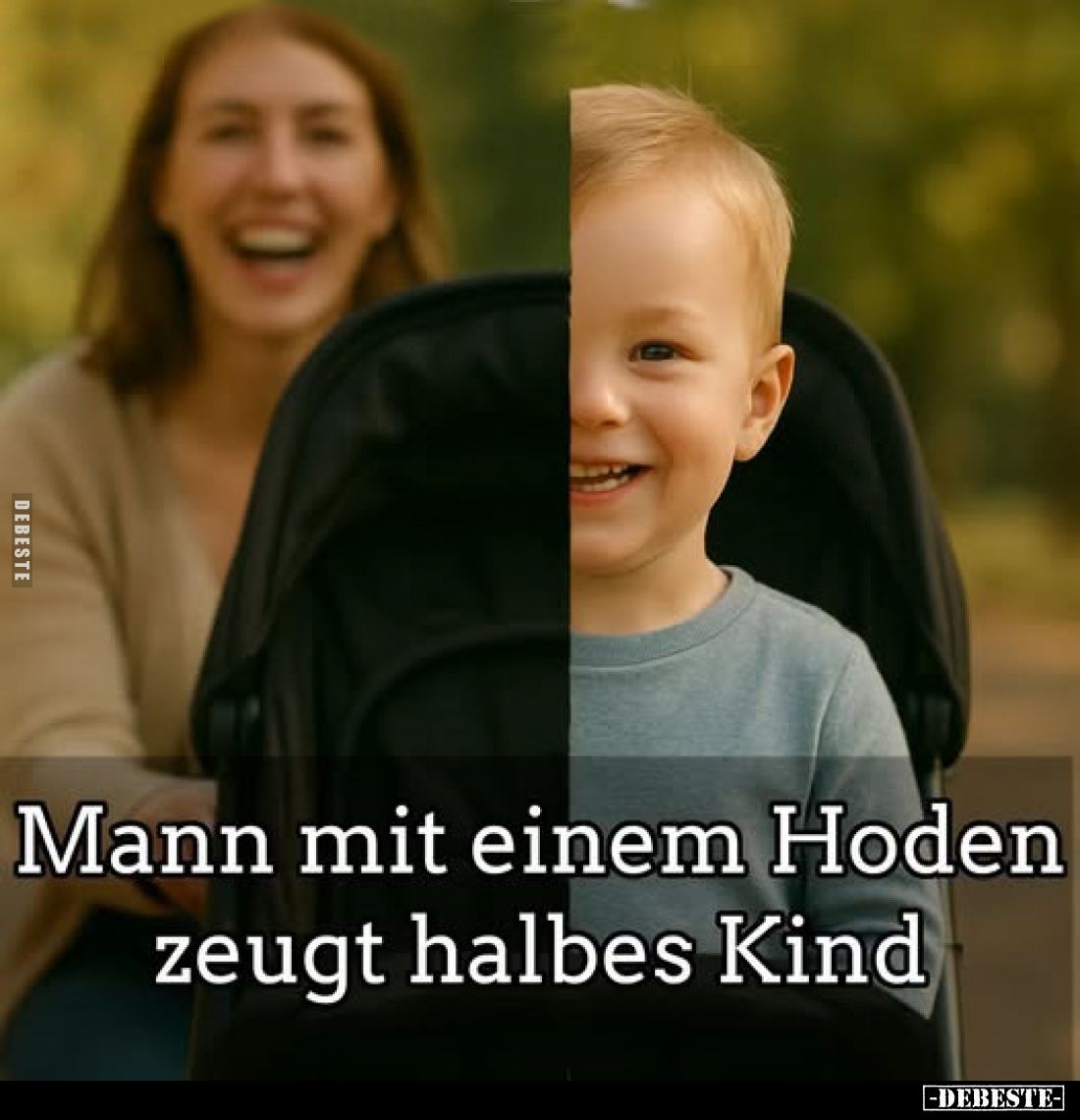 Mann mit einem Hoden zeugt halbes Kind.. - Lustige Bilder | DEBESTE.de