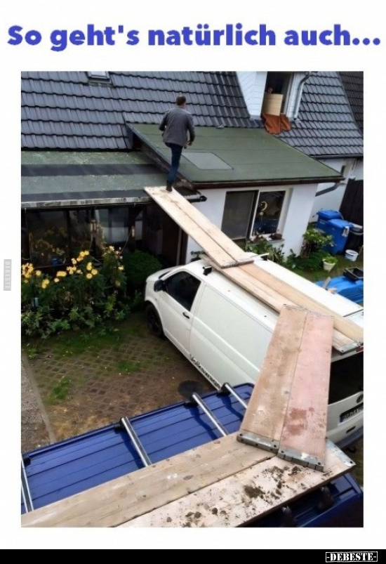 So geht's natürlich auch...