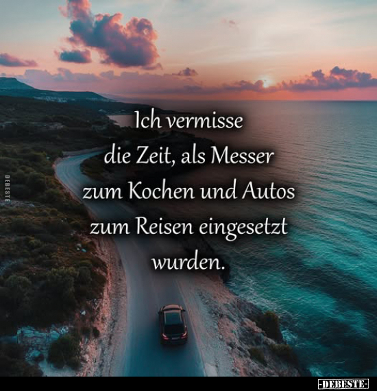 Zeit, Kochen, Autos, Reisen