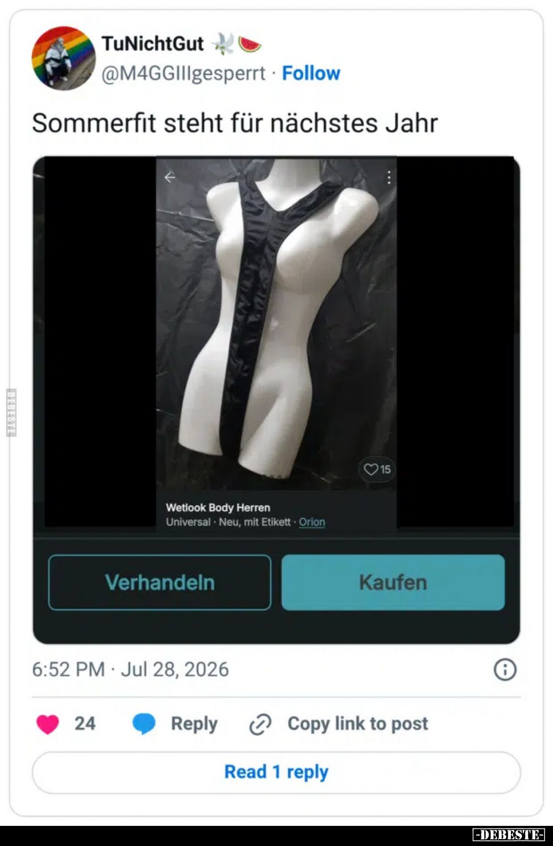 Sommerfit steht für nächstes Jahr