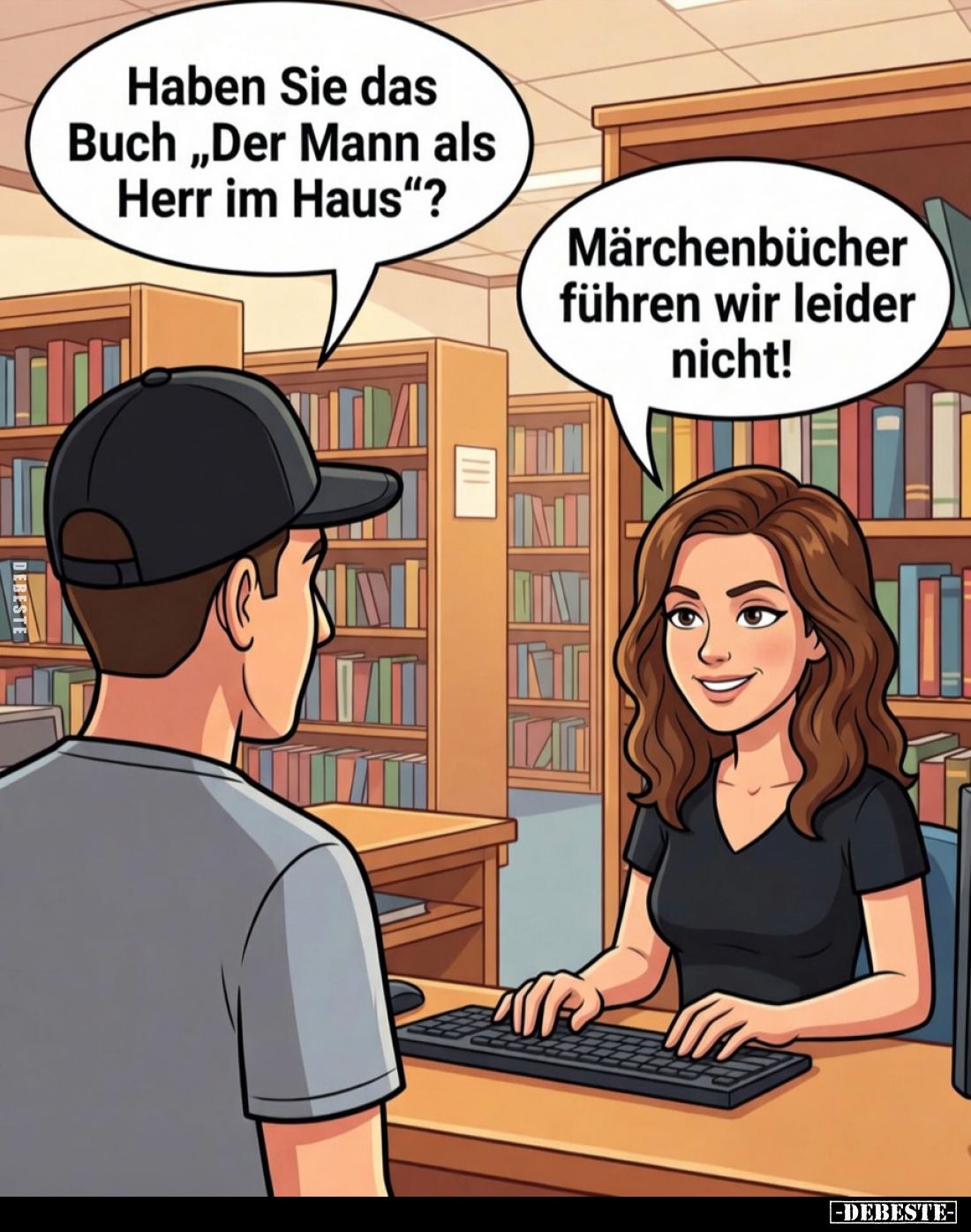 Haben Sie das Buch "Der Mann als Herr im.." - Lustige Bilder | DEBESTE.de