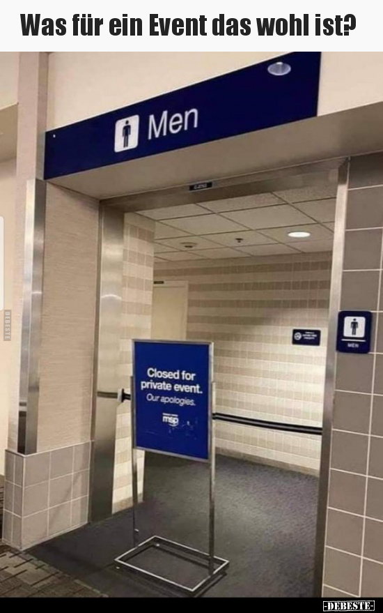 Was für ein Event das wohl ist?..