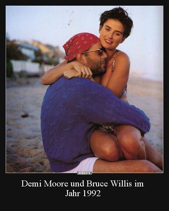 Demi Moore und Bruce Willis im Jahr 1992.. - Lustige Bilder | DEBESTE.de