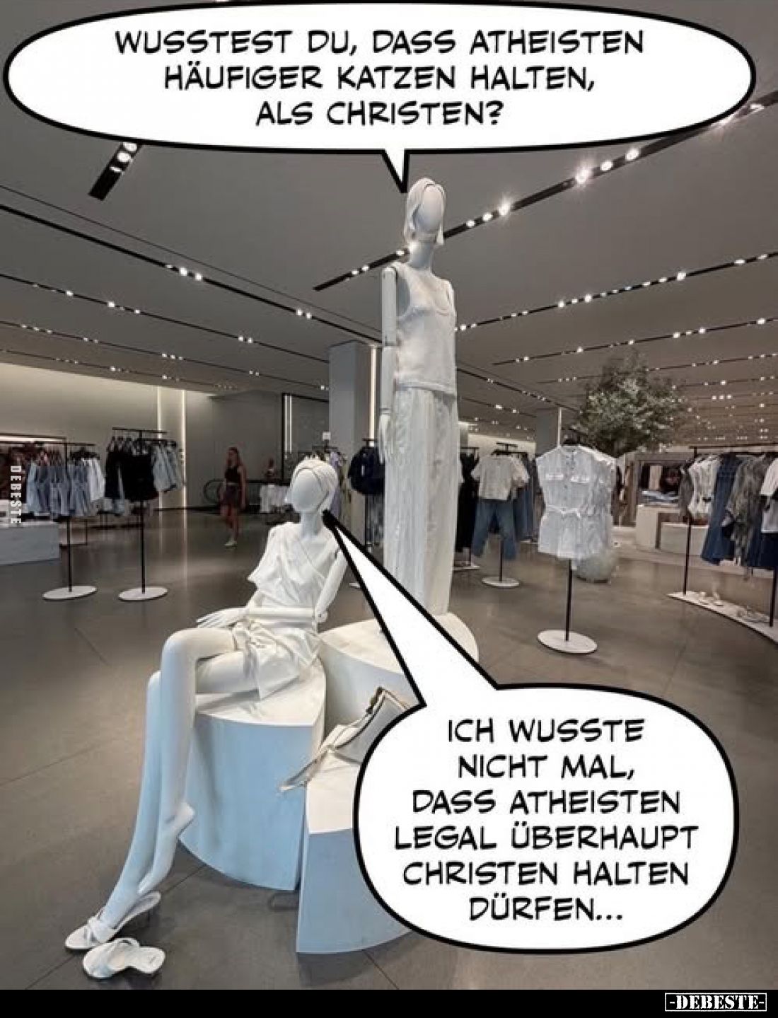 Wusstest du, dass Atheisten häufiger Katzen halten, als.. - Lustige Bilder | DEBESTE.de